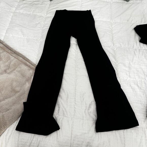 EVCR Split leg high waisted flare leggings size medium - Picture 2 of 8